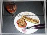 Courgette et poivron farcis