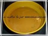 Velouté de patate douce au lait de coco