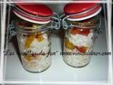 Verrine de maïs au crabe et au poivron