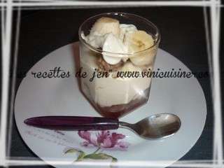 Verrine mascarpone à la banane