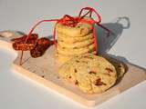 Biscuits au parmesan, tomates séchées, origan & pavot { Apéro gourmand }