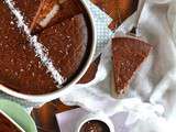 Gâteau végétal ultra-fondant choco-coco { Avec ou sans gluten }