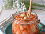 Légumes croquants au vinaigre { Comme des cornichons...! }