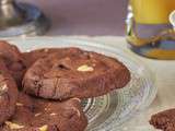 Cookies chocolat, noisettes et fleur de sel