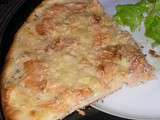 Pizza au Boursin et au saumon