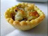 Tartelettes courgettes oignons et curry