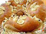 Christopsomo ou pain aux noix et à la cannelle