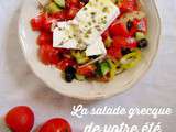  horiatiki  ou la fameuse salade grecque