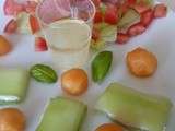 Salade fraîcheur : melon, concombre, tomate | Les Recettes de Maud