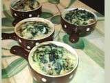 Flans aux épinards et fromage