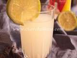 Charbet maison facile « boisson au citron / fleur d’oranger »