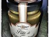 Pâte à pistache et moule damier