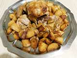 Poulet entier et ses pommes de terre (le tout au Paprika) au Cookéo