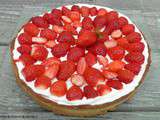 Tarte aux fraises à la Chantilly