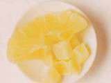 Ananas en mille-feuilles, crème de coco