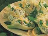 Barquettes de fenouil au fromage de chèvre frais