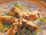 Beignets d’huîtres aux épices, gingembre et estragon