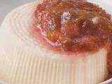 Bruccio frais au confit de rhubarbe et gingembre