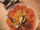 Carpaccio de boeuf aux artichauts poivrades