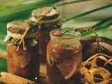 Confiture de bananes roses à la vanille de Tahiti et vergeoise