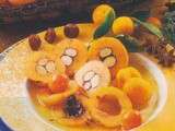 Duo de nèfles et kumquats aux fleurs de badiane et cumin
