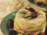 Flan d’asperges vertes aux morilles