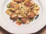 Fritots de filets de canard aux pousses de bambou