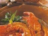 Homard braisé aux légumes, Pouilly-Fumé et Folle blanche