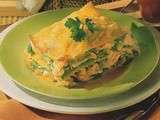 Lasagnes de saumon frais au chou vert frisé et parmesan
