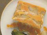 Marbré de volaille et d’artichaut au foie gras de canard