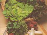 Méli-mélo de salades au jarret de veau à l’orange et herbes fines