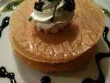 Mille-feuilles de tarama et truite fumée à l’Avruga, coulis de kiwi