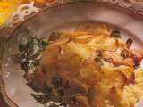 Parmentier aux ris de veau et mousserons