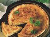 Quiche moelleuse au fromage de Salers jeune et jambon cru d’Auvergne