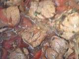 Ragoût de filet mignon de porc au Porto et au gingembre