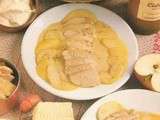 Ris de veau aux pommes reinettes et cidre brut