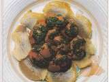 Rognons de veau poêlés au beurre d’ortie