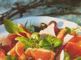 Salade de jambon et raisins au vinaigre de miel