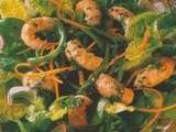 Salade de langoustines au vinaigre balsamique et moutarde violette de Brive