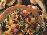 Salade de pieds-de-mouton au curry et au lard
