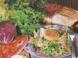 Salade provençale au chèvre chaud