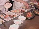 Surf and Turf, brunoise de chayotte et sauce homardine