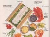 Sushi au saumon et crevettes