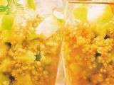 Tartare de granny-smith et daurade rose crue au quinoa