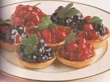 Tartelettes de fruits confits au sirop d’érable