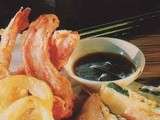 Tempura de grosses crevettes