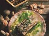 Terrine de cèpes et de shitakés au confit de canard