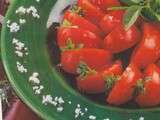 Tomates golf au pistou de Saint-Antoine et fleur de sel de l’Ile de Ré