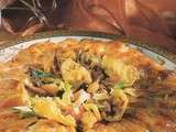 Tourte de pigeons au foie gras de canard mi-cuit et genièvre