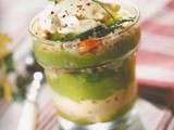 Verrine d’avocat au crabe